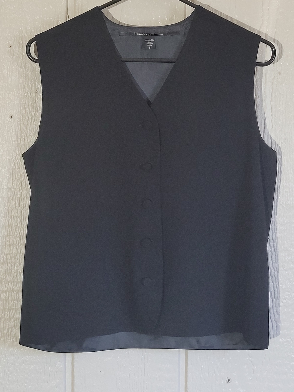 Isda & Co. Black Classic Vest